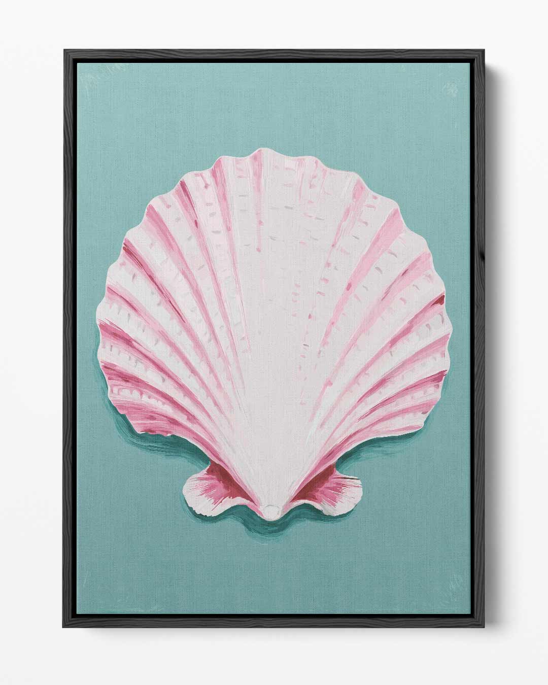 Schelp op Zee Kunstwerk-canvas-dibond-plexiglas-wanddecoratie-WallArtistic