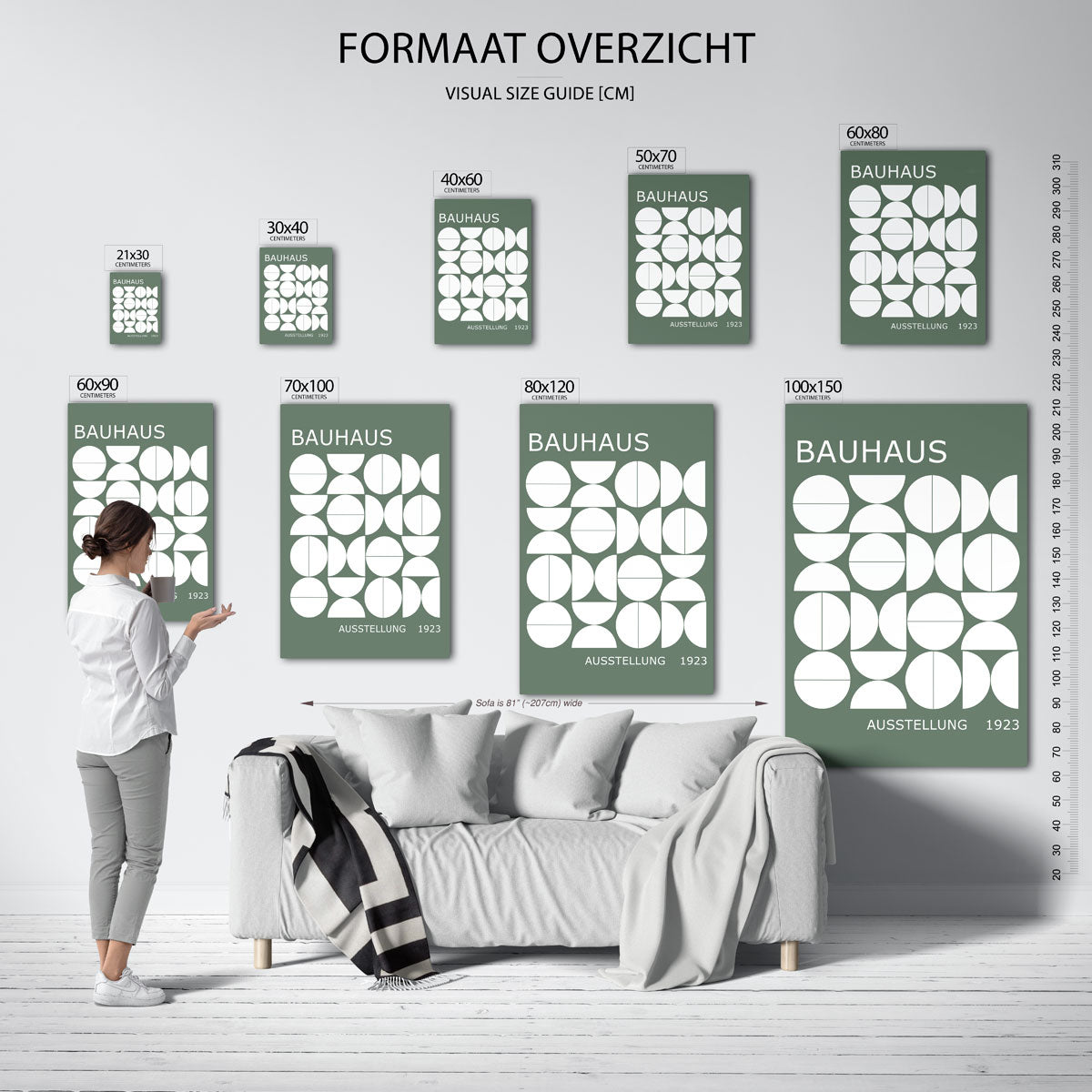 Vormritme en balans Poster