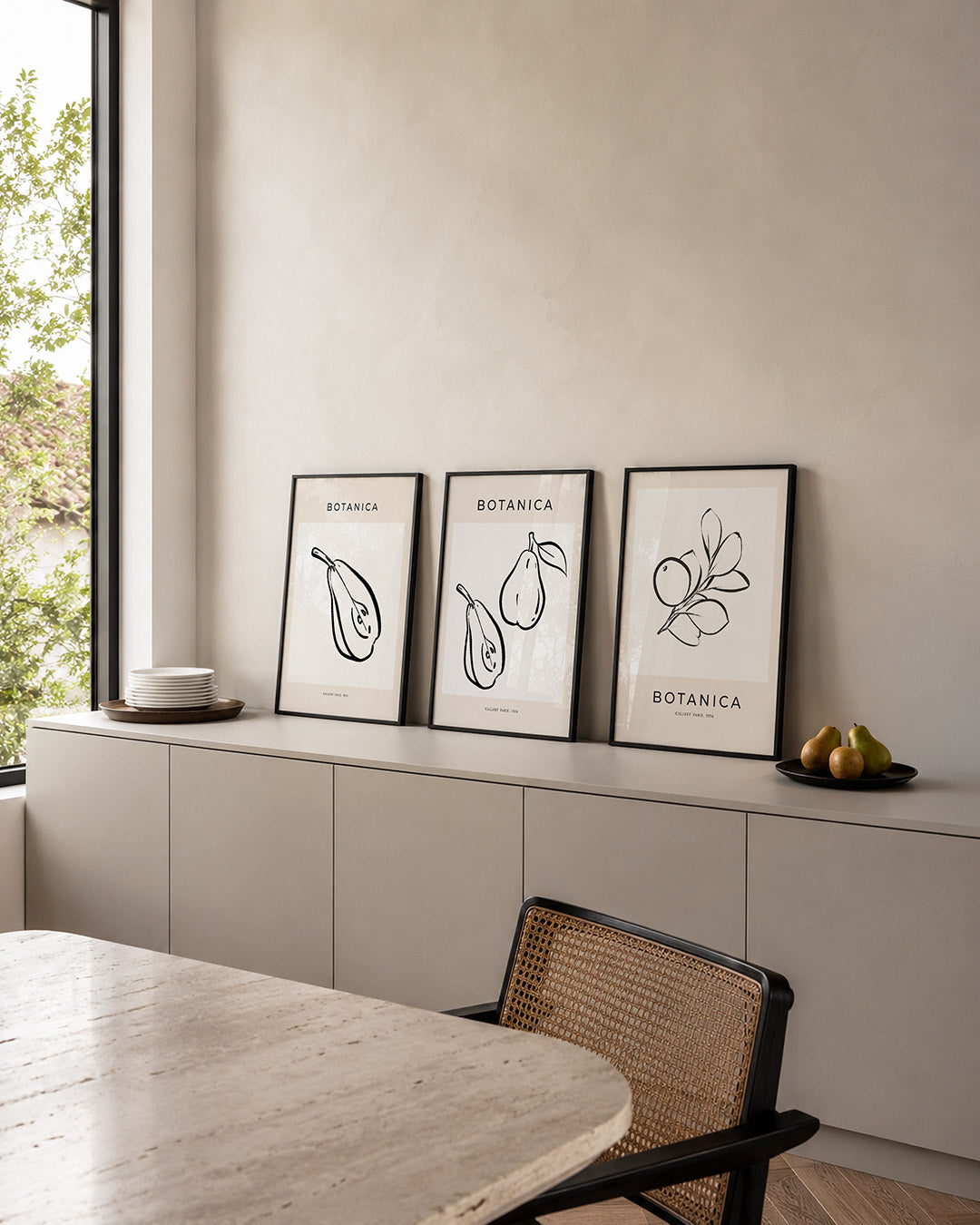 Vorm en lijnenspel Posterset