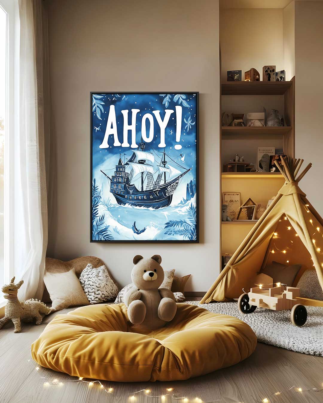 Ahoy Zeilavontuur Kunstwerk-canvas-dibond-plexiglas-wanddecoratie-WallArtistic