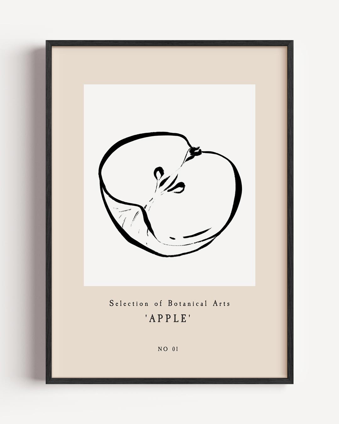 Botanische Appel Illustratie Poster-WallArtistic