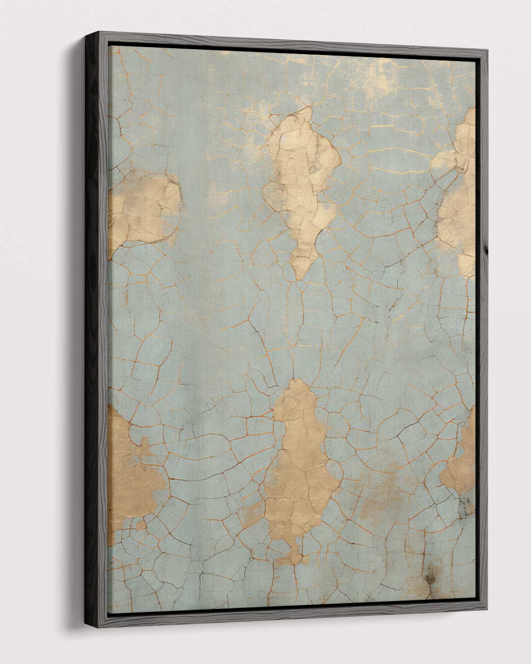 Blauwe Goudbreuk Kunstwerk-canvas-dibond-plexiglas-wanddecoratie-WallArtistic