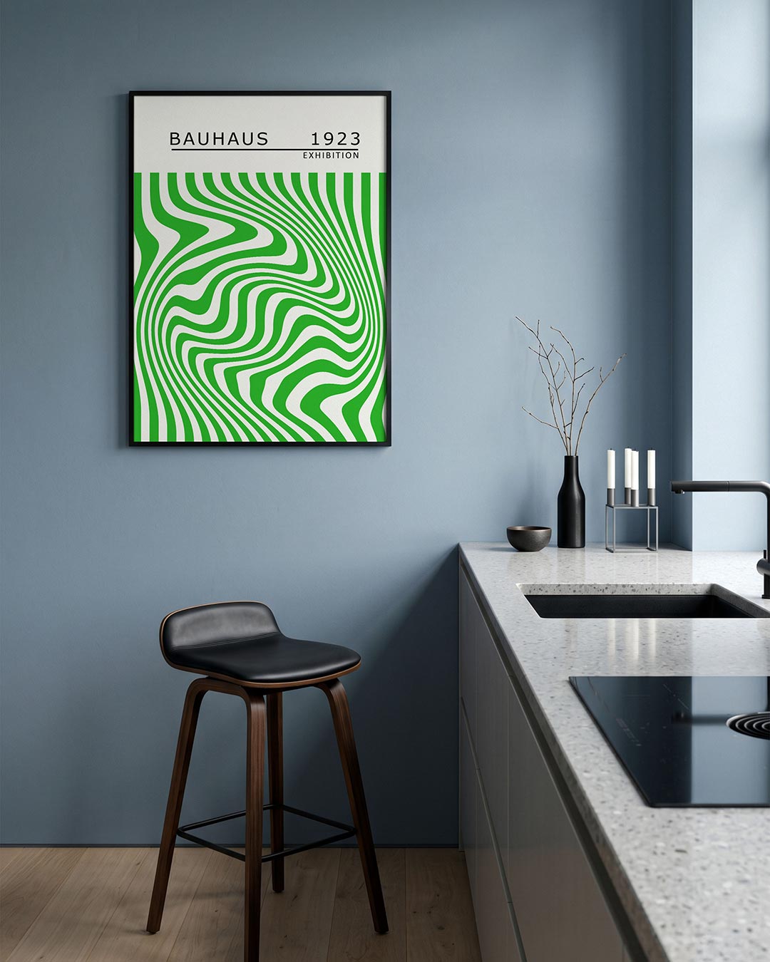 Golvend lijnenspel Poster