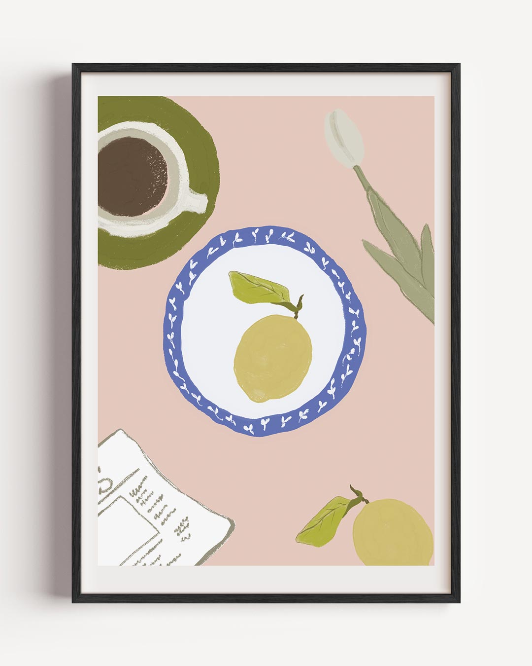 Fruitige ontbijtsfeer poster-WallArtistic