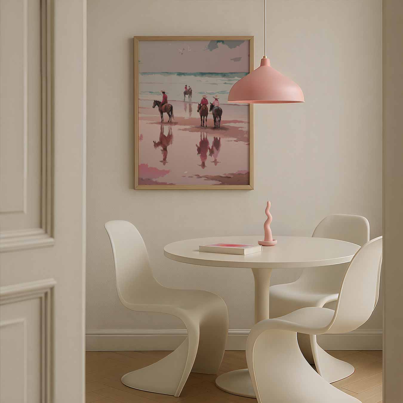 Strandpaarden Wanddecoratie Poster