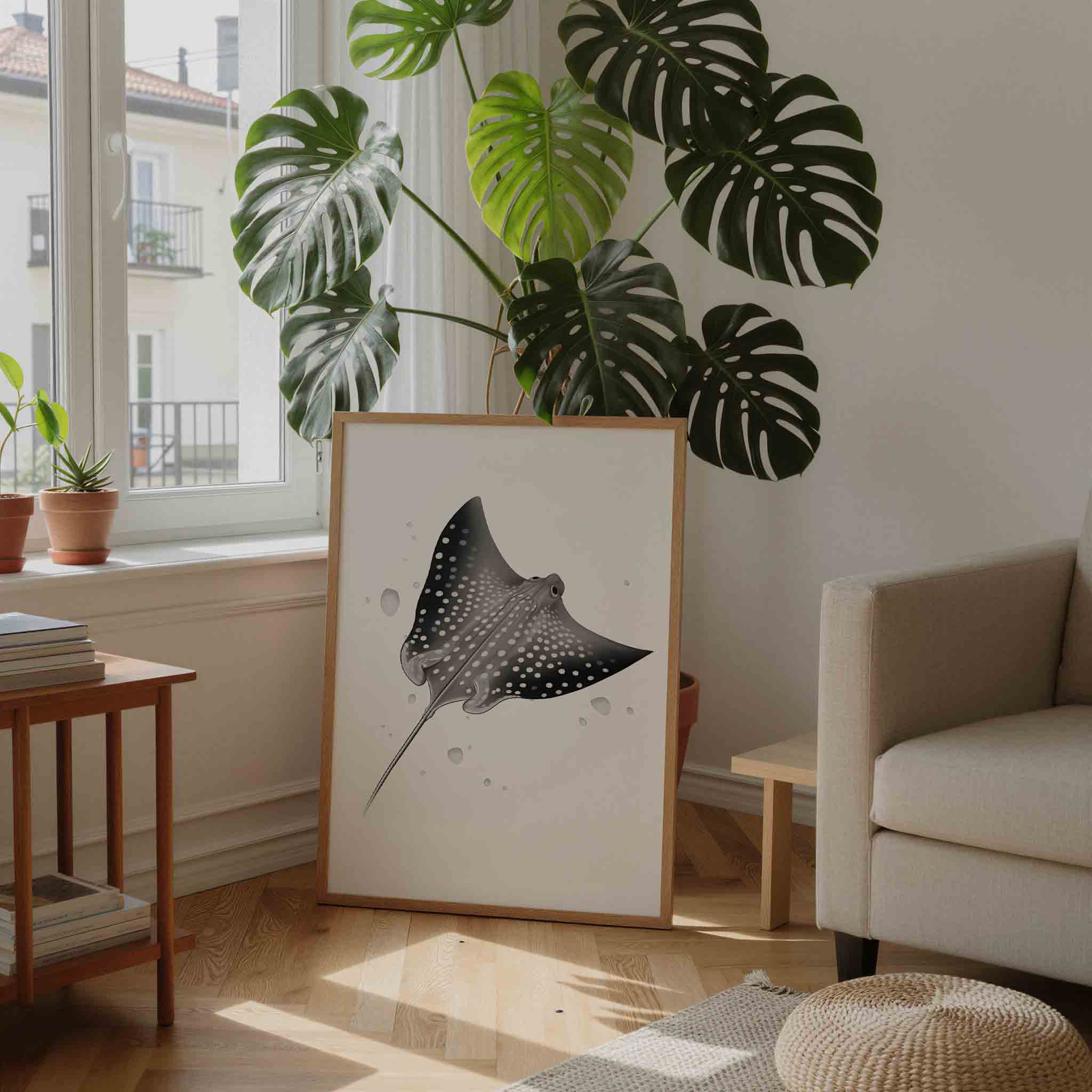 Rog met stippen Poster