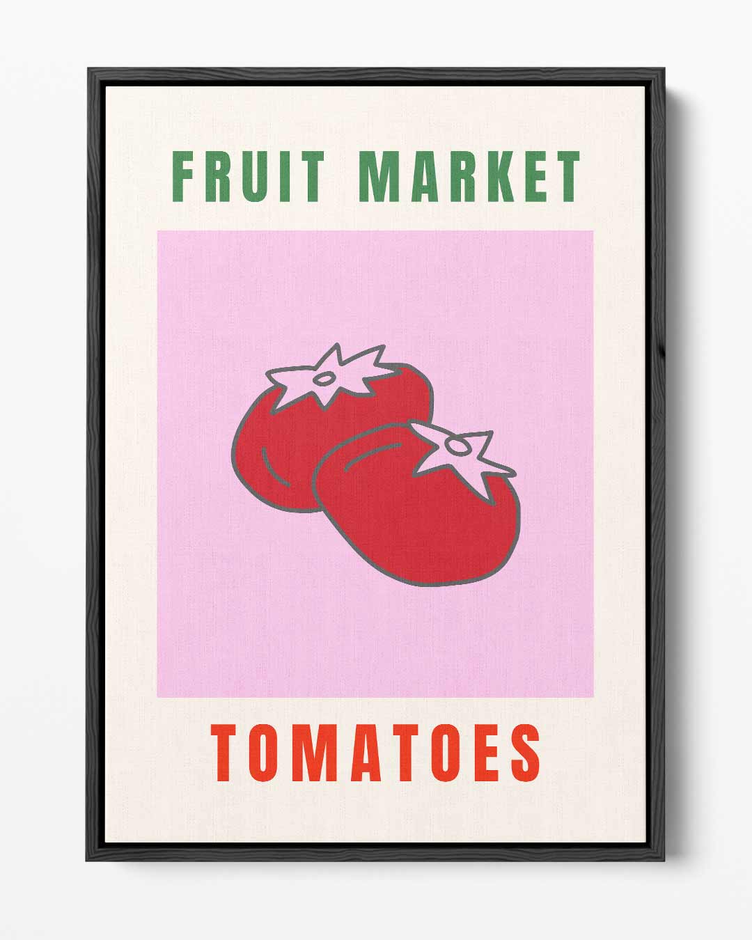 Fruit Market Tomaten Poster Kunstwerk-canvas-dibond-plexiglas-wanddecoratie-WallArtistic