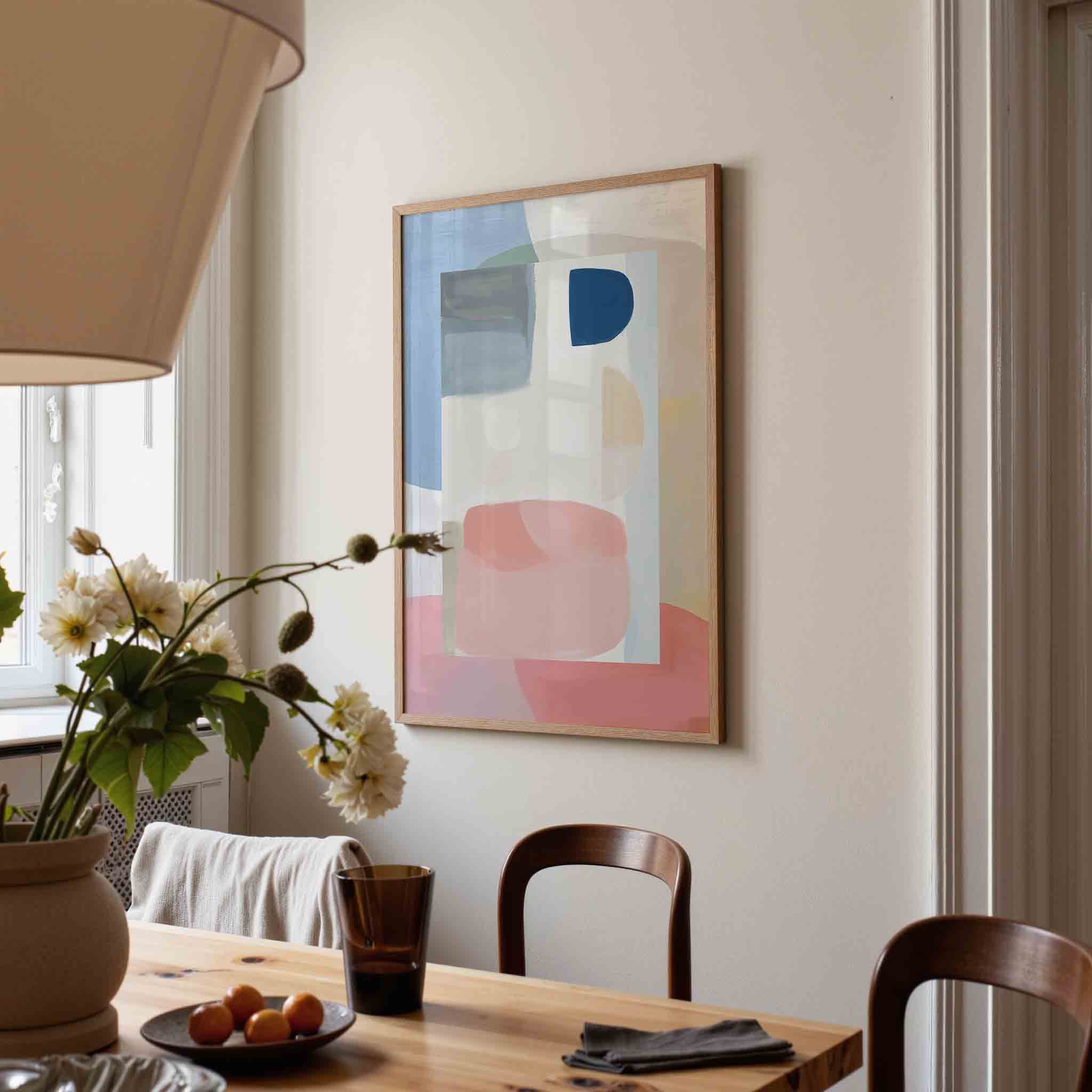 Abstracte vormen Poster