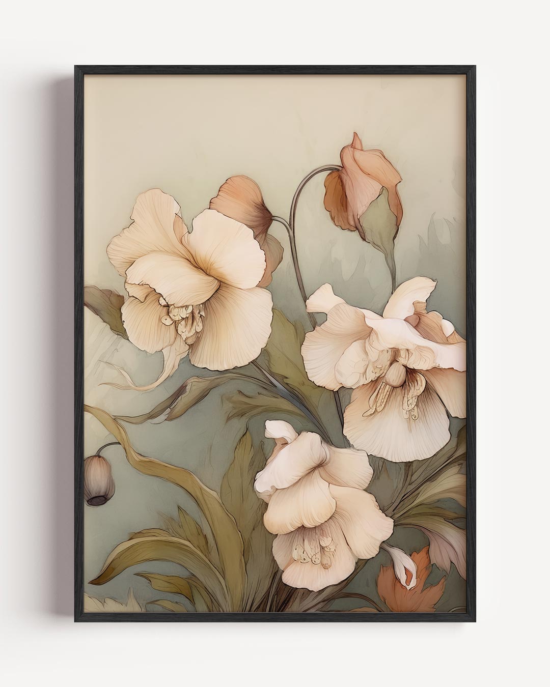 Dromerige Bloemenpracht Poster-WallArtistic