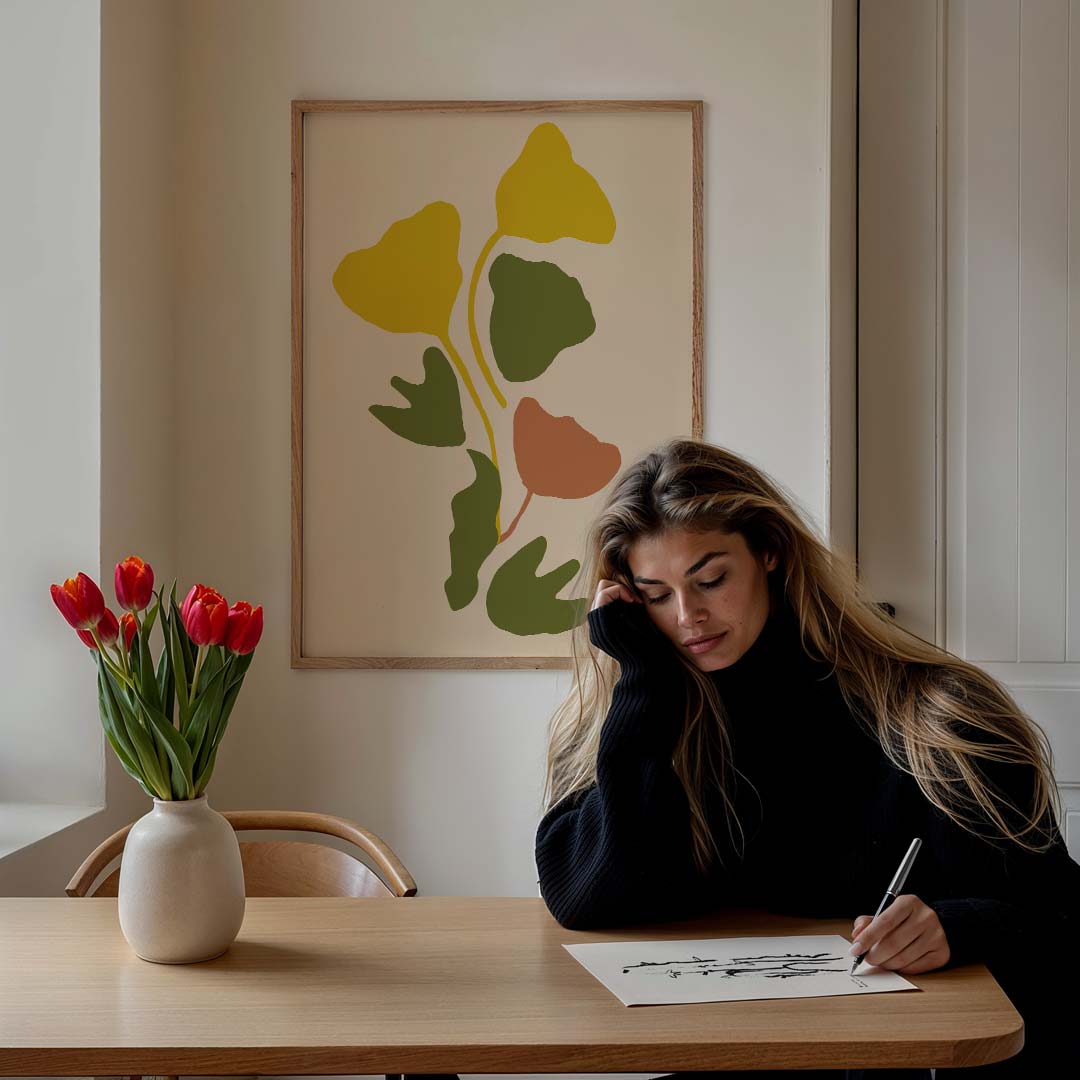 Botanische Vormkunst Poster-WallArtistic