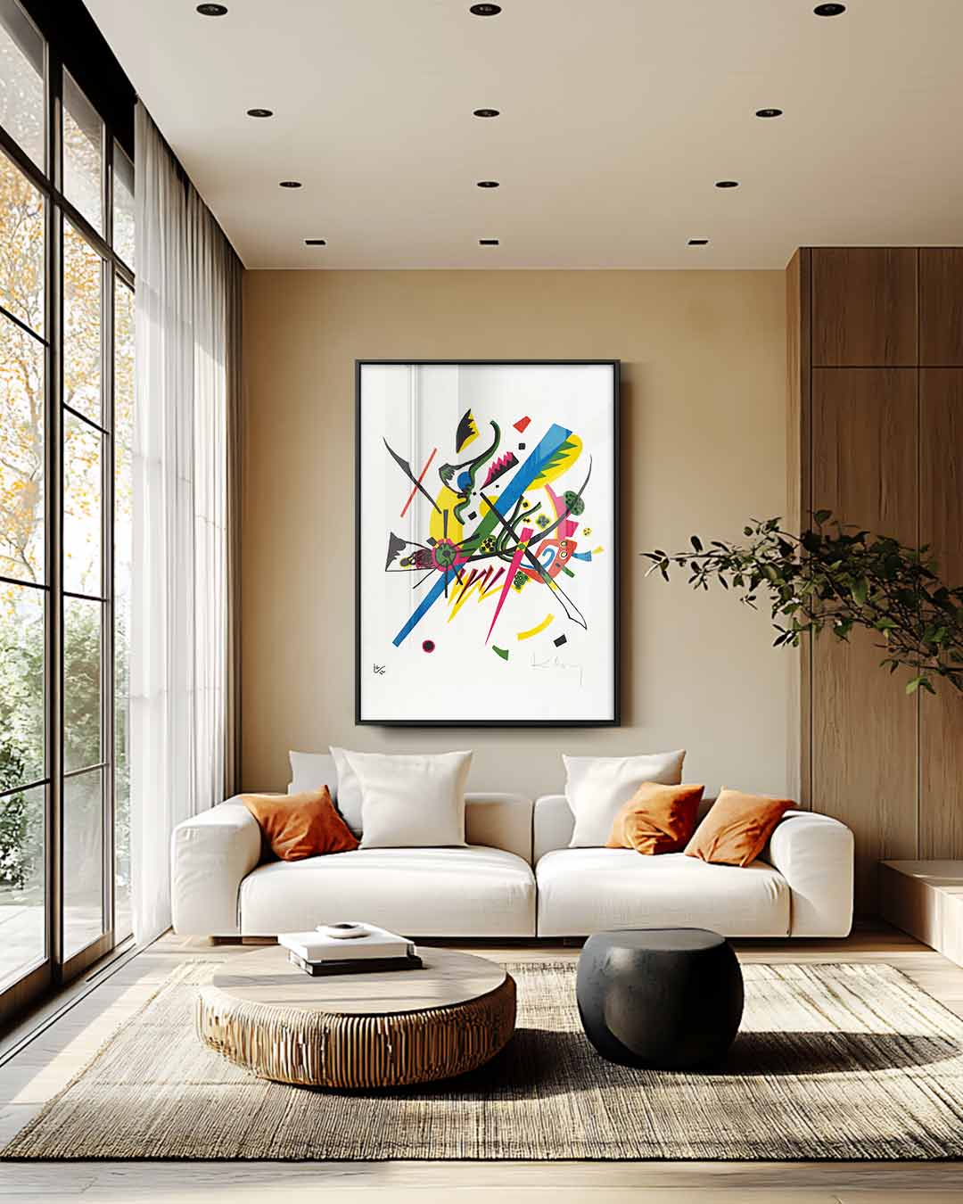 Vrolijke Kleurenexplosie Kunstwerk-canvas-dibond-plexiglas-wanddecoratie-WallArtistic