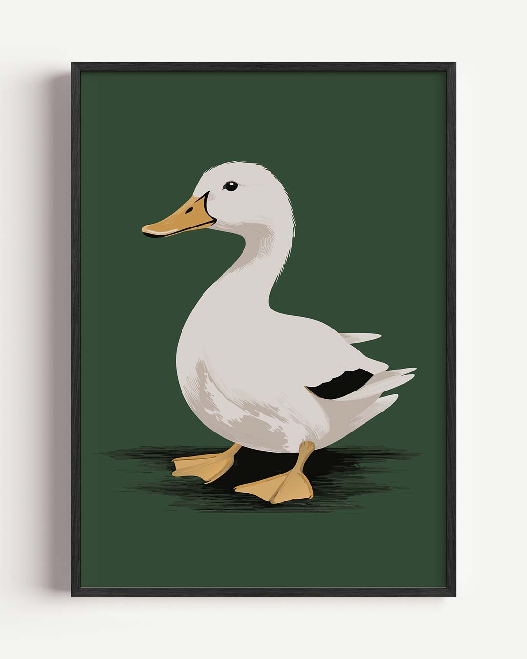 Schattige Eend Illustratie Poster