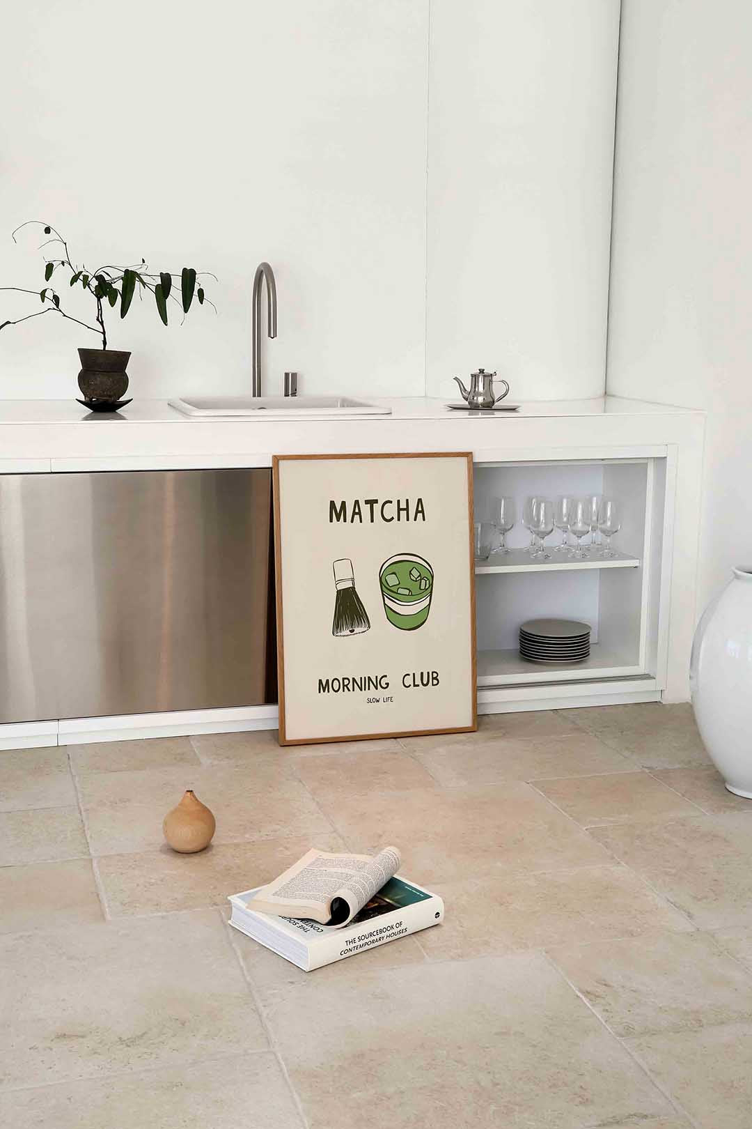 Matcha morning club Poster