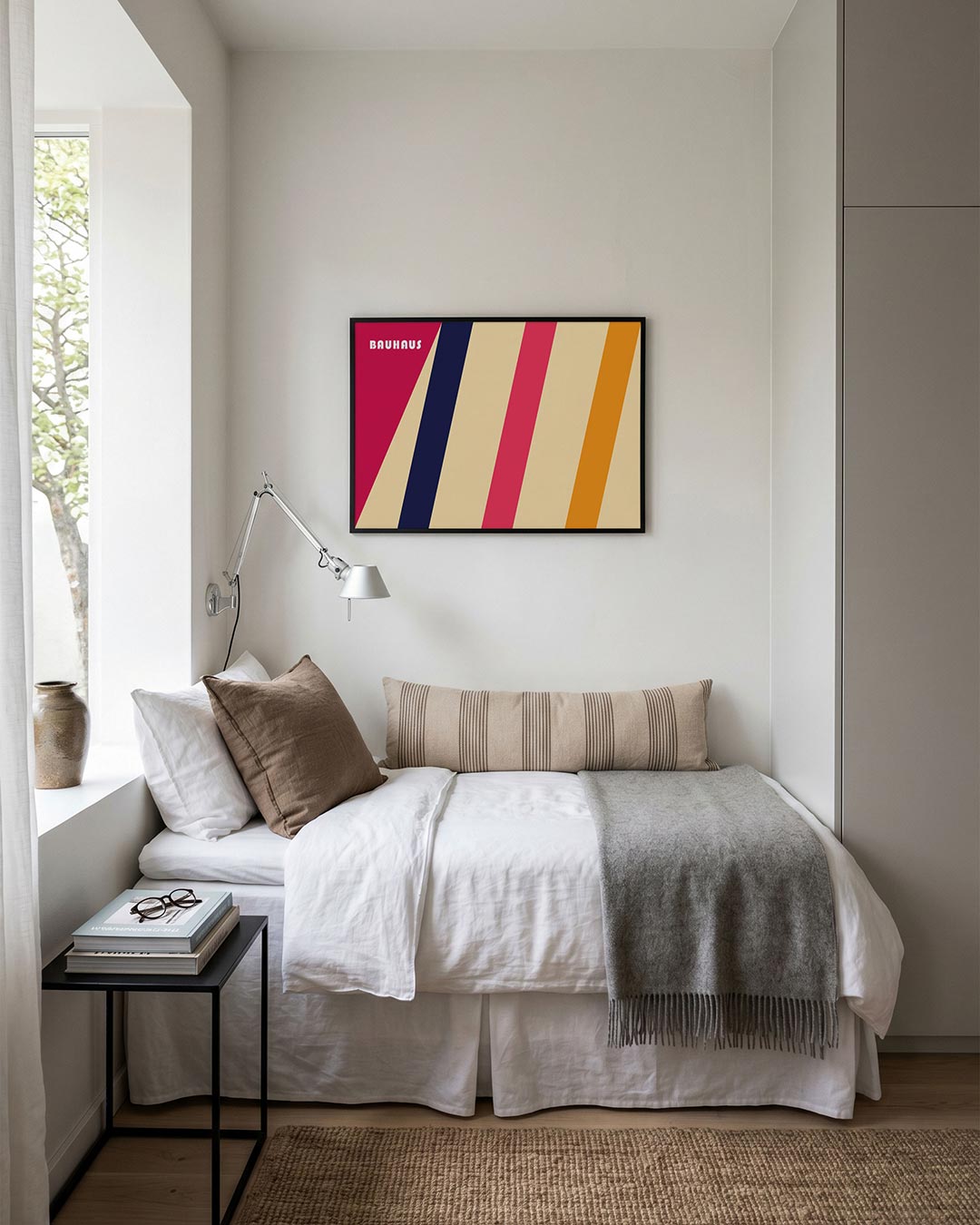 Schuine kleurvlakken Poster