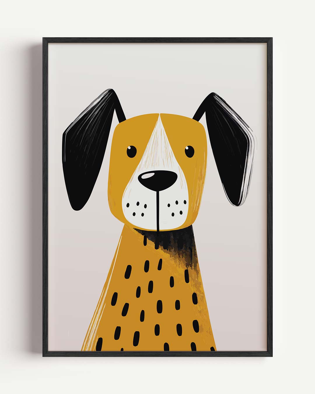 Schattige Hond Illustratie Poster