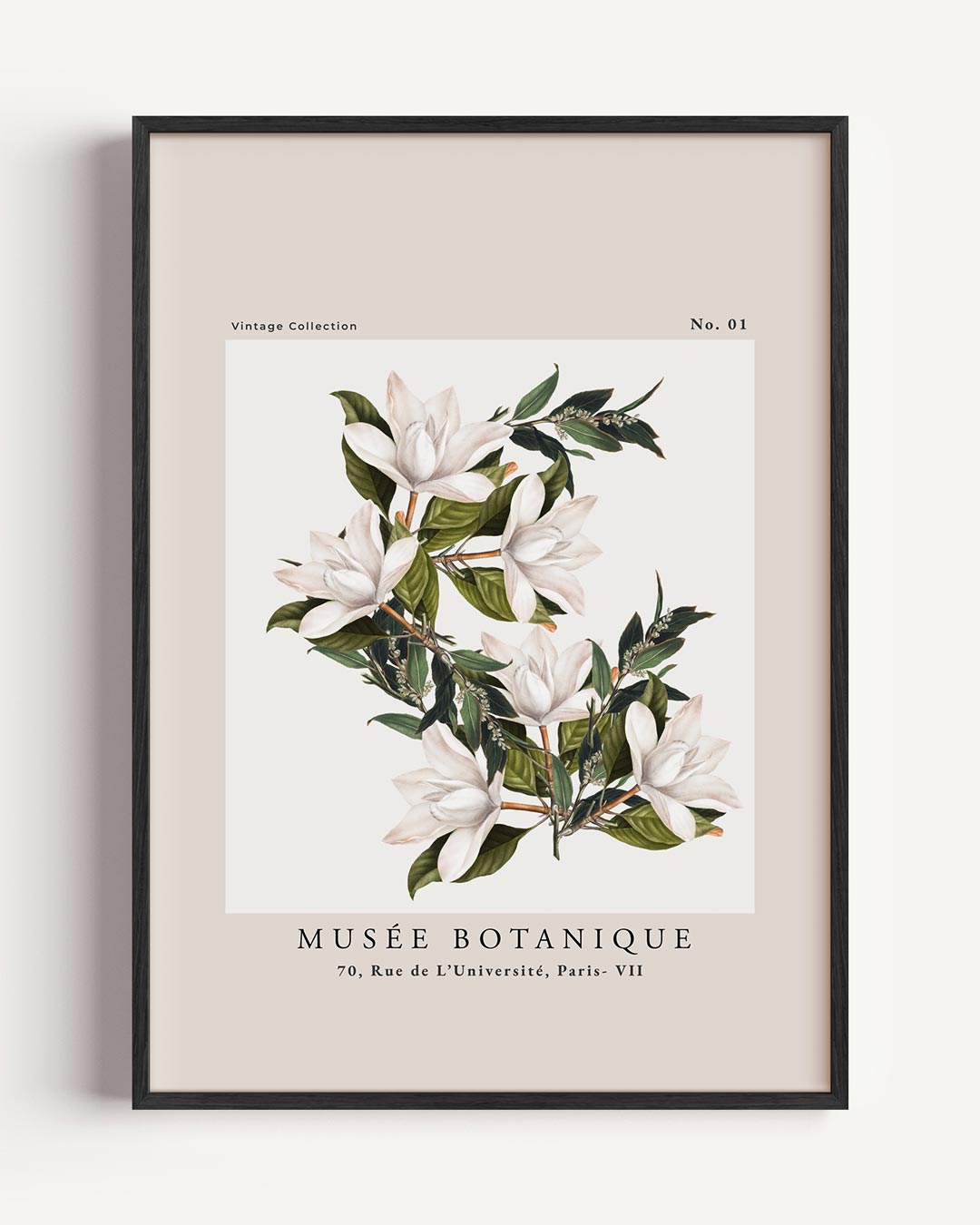 Vintage Botanische Bloemenposter-WallArtistic