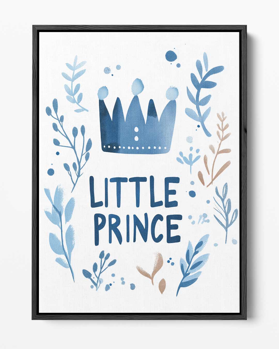 Kleine Prins Kroon Illustratie Kunstwerk-canvas-dibond-plexiglas-wanddecoratie-WallArtistic