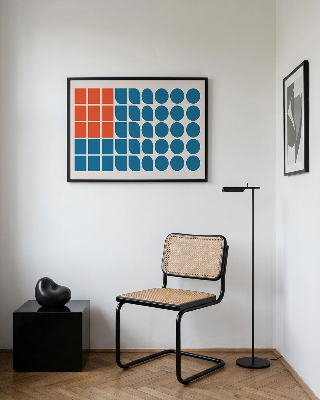 Vormritme en kleur Poster