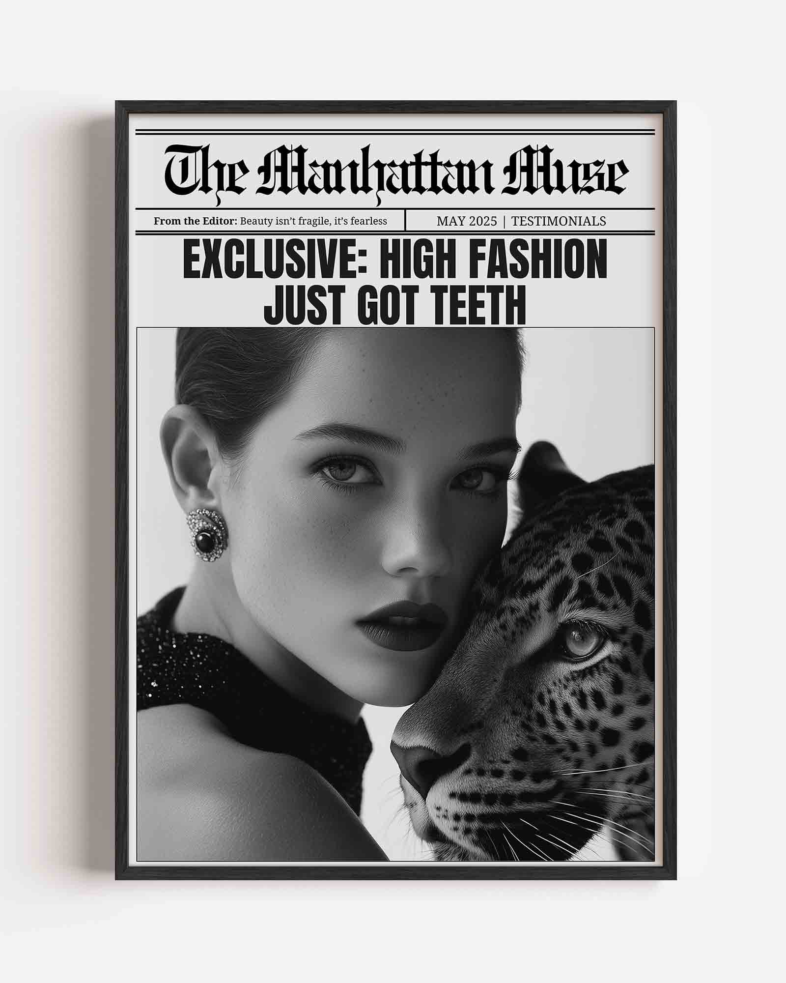 Mode en panter Poster