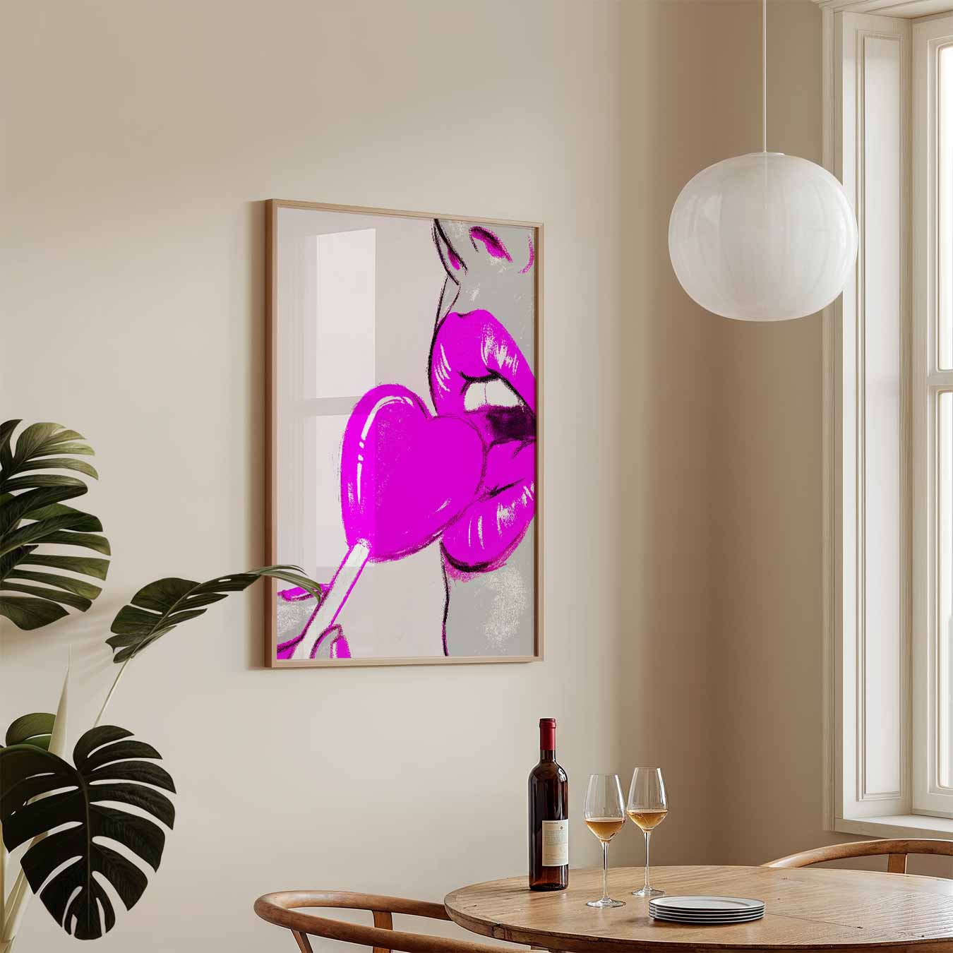 Stijlvolle Pop Art Poster