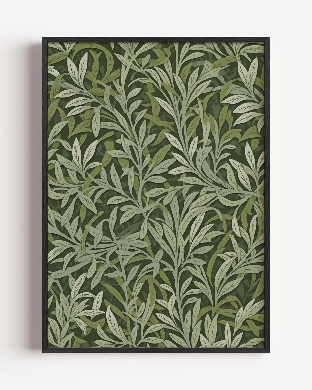 Botanische Bladeren Wandposter-WallArtistic