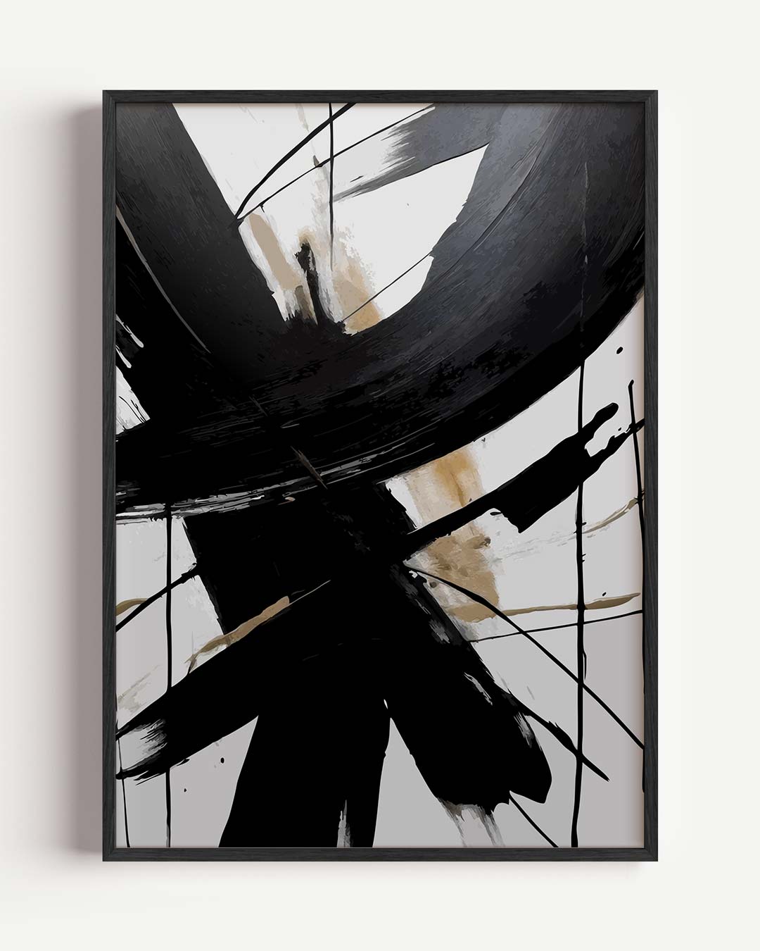 Moderne Abstracte Expressie Poster