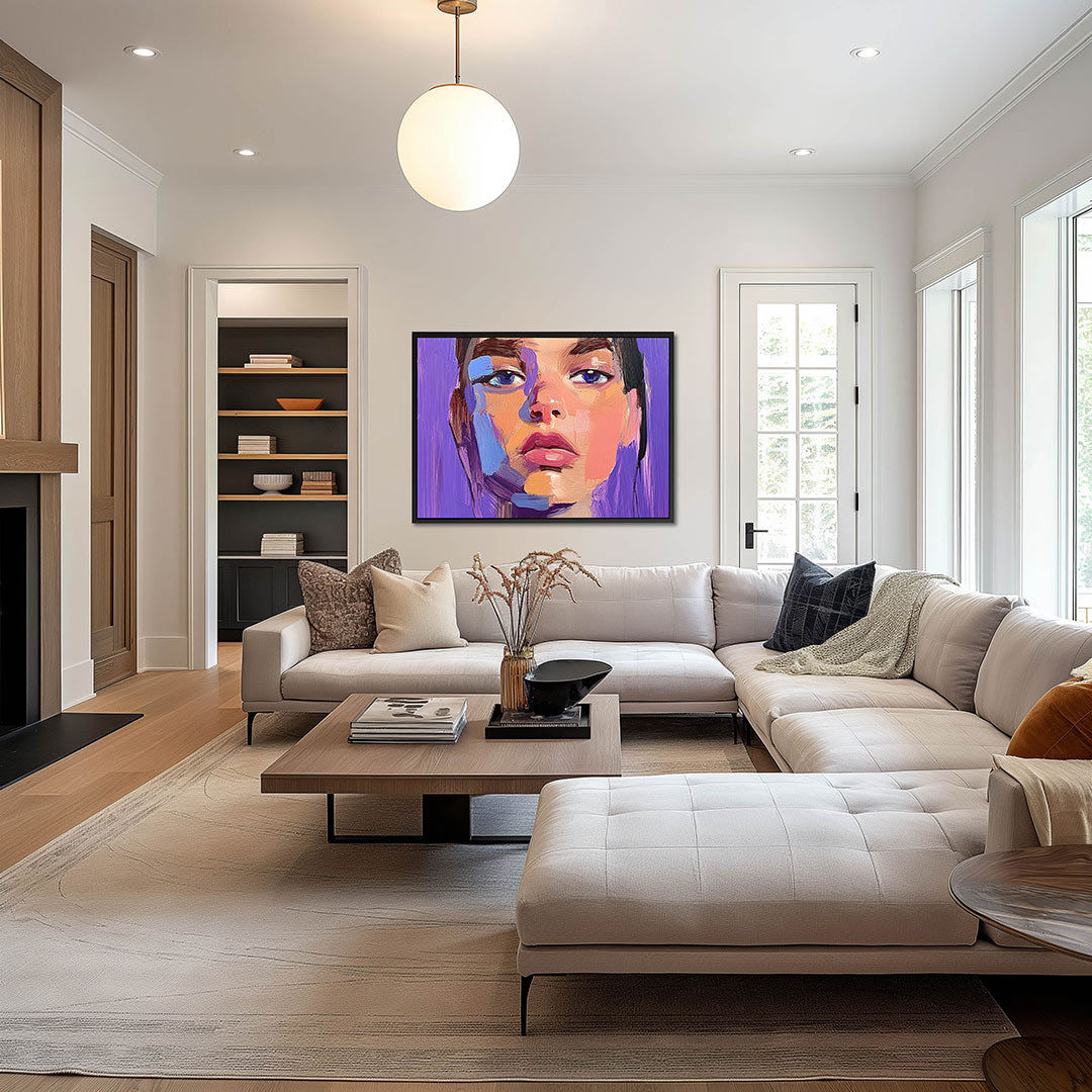 Portretkleuren Kunstwerk