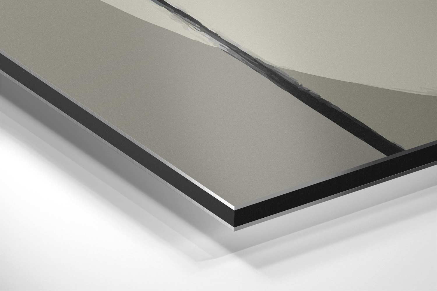 Moderne Abstracte Compositie Kunstwerk-canvas-dibond-plexiglas-wanddecoratie-WallArtistic
