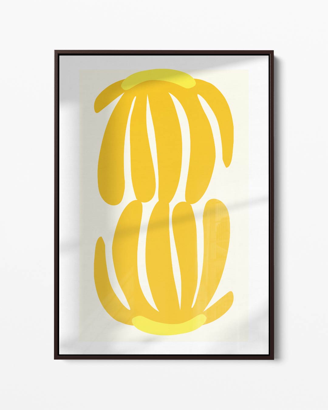 Speelse Bananenpracht Kunstwerk-canvas-dibond-plexiglas-wanddecoratie-WallArtistic