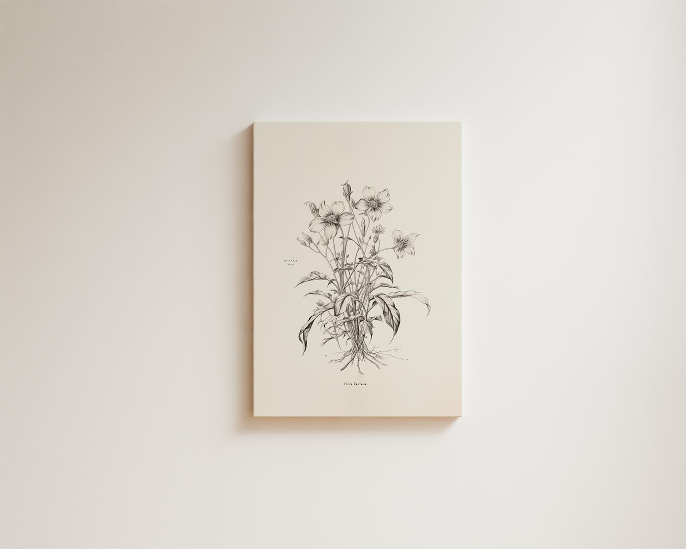 Botanische Bloemenpracht Kunstwerk-canvas-dibond-plexiglas-wanddecoratie-WallArtistic