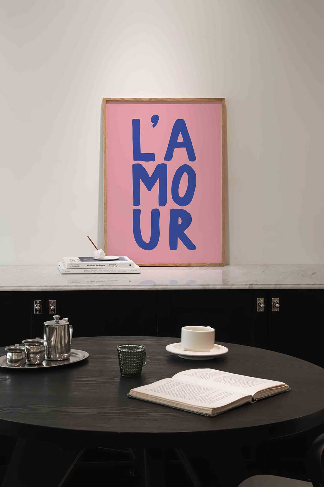 L'amour tekst Poster