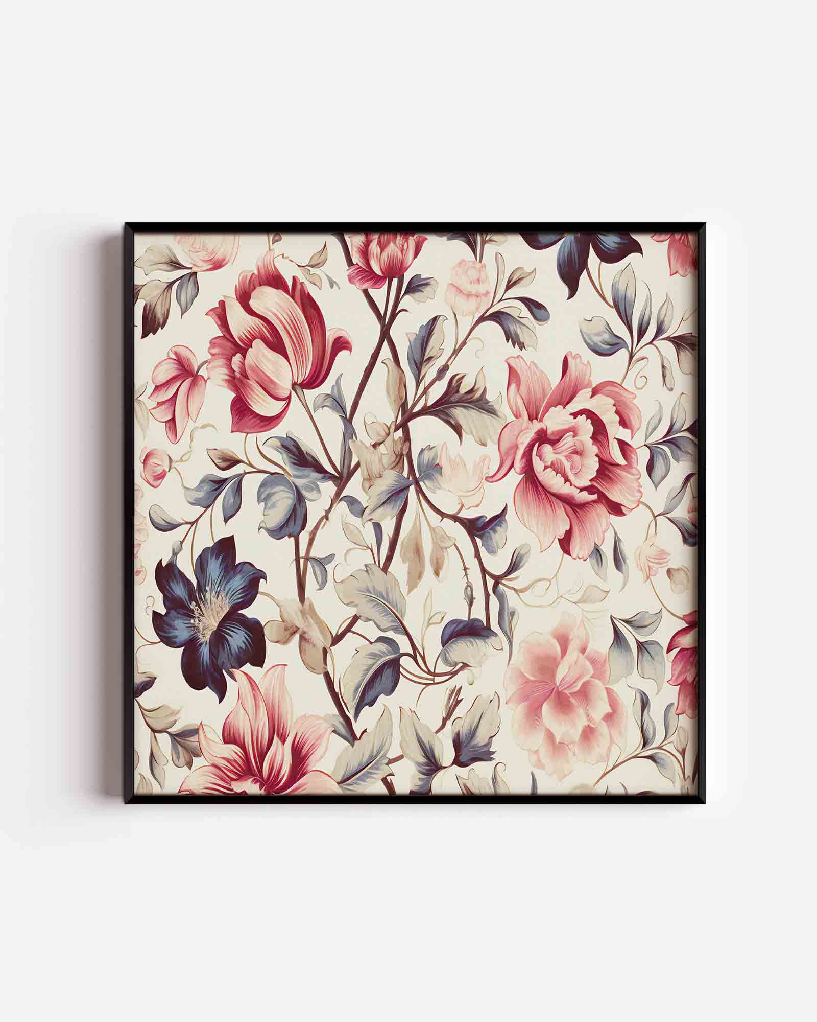 Bloemen en bladeren Poster