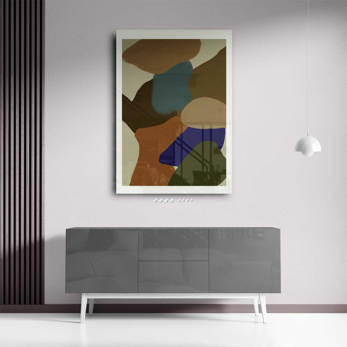 Aards Abstract Kunstwerk-canvas-dibond-plexiglas-wanddecoratie-WallArtistic