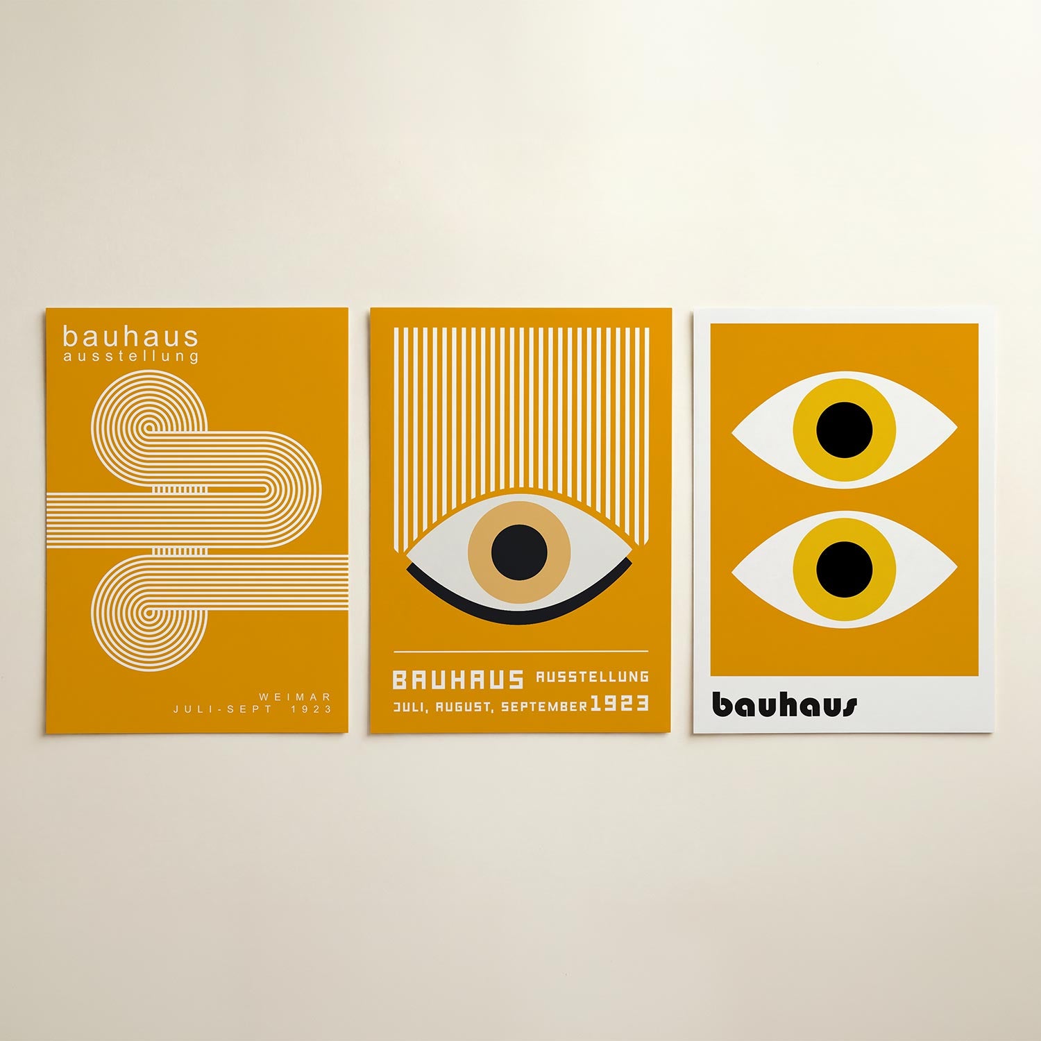 Lijnen en cirkelvormen Posterset