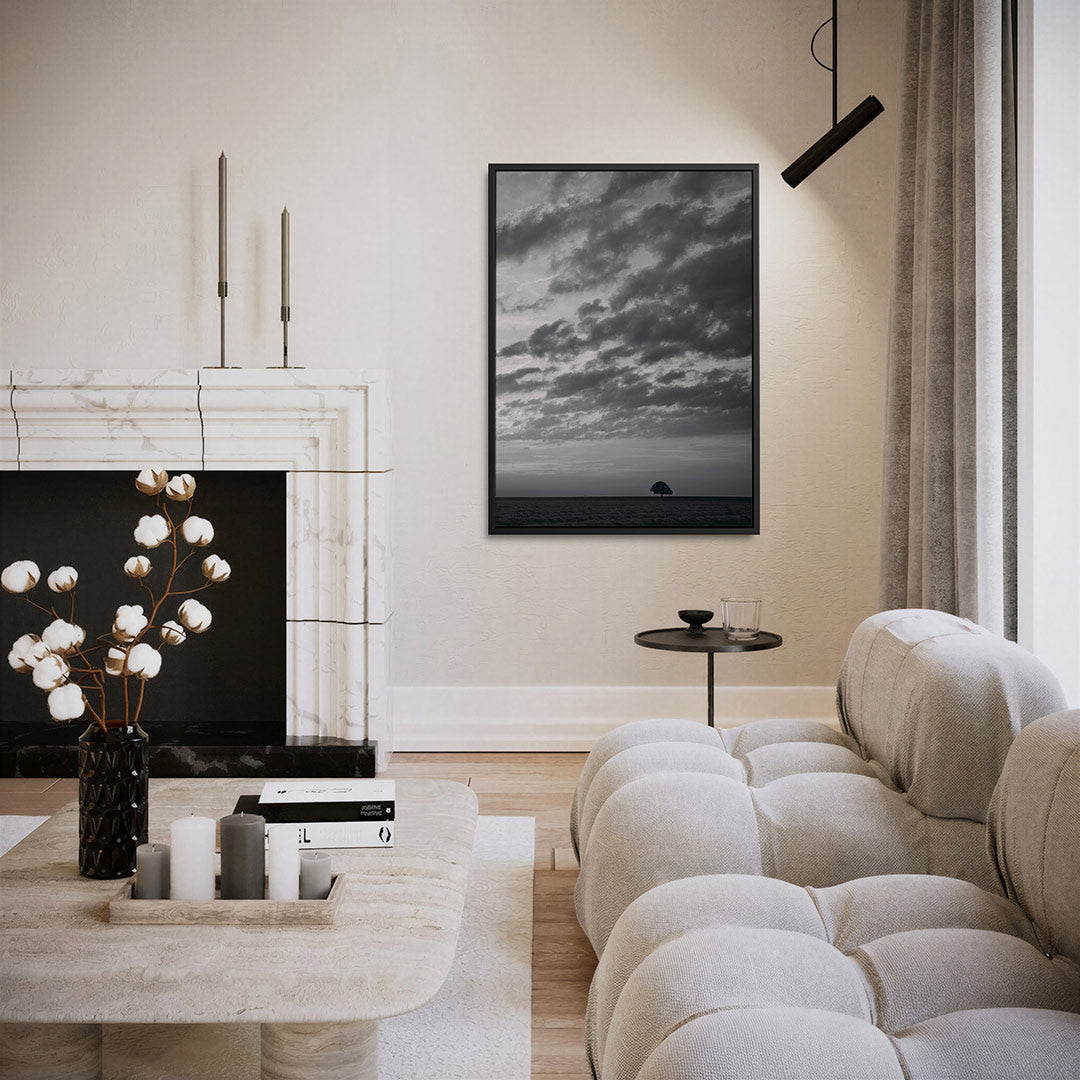 Dramatische lucht Kunstwerk