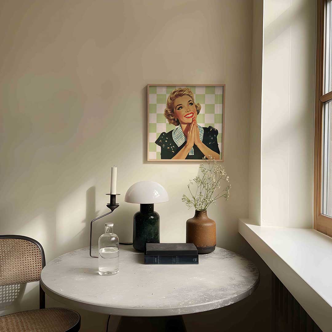 Lachende vrouw Poster