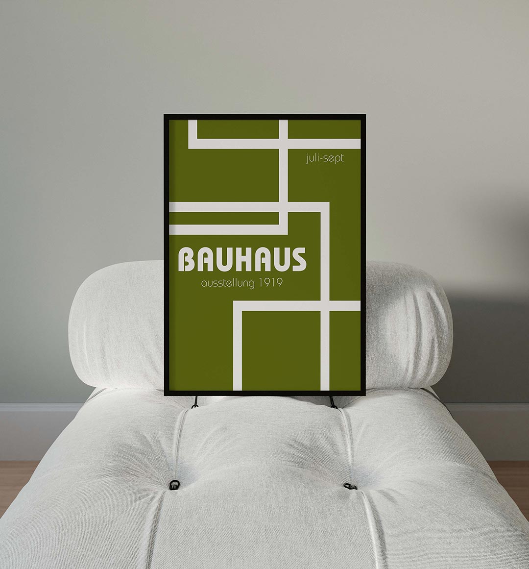 Lijnen en vlakken Poster