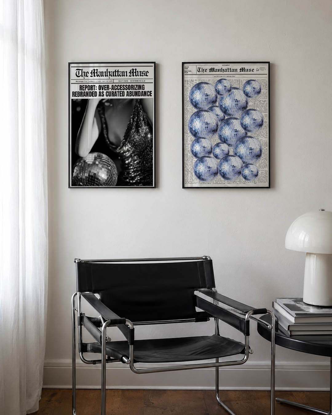 Glinsterend contrast Posterset