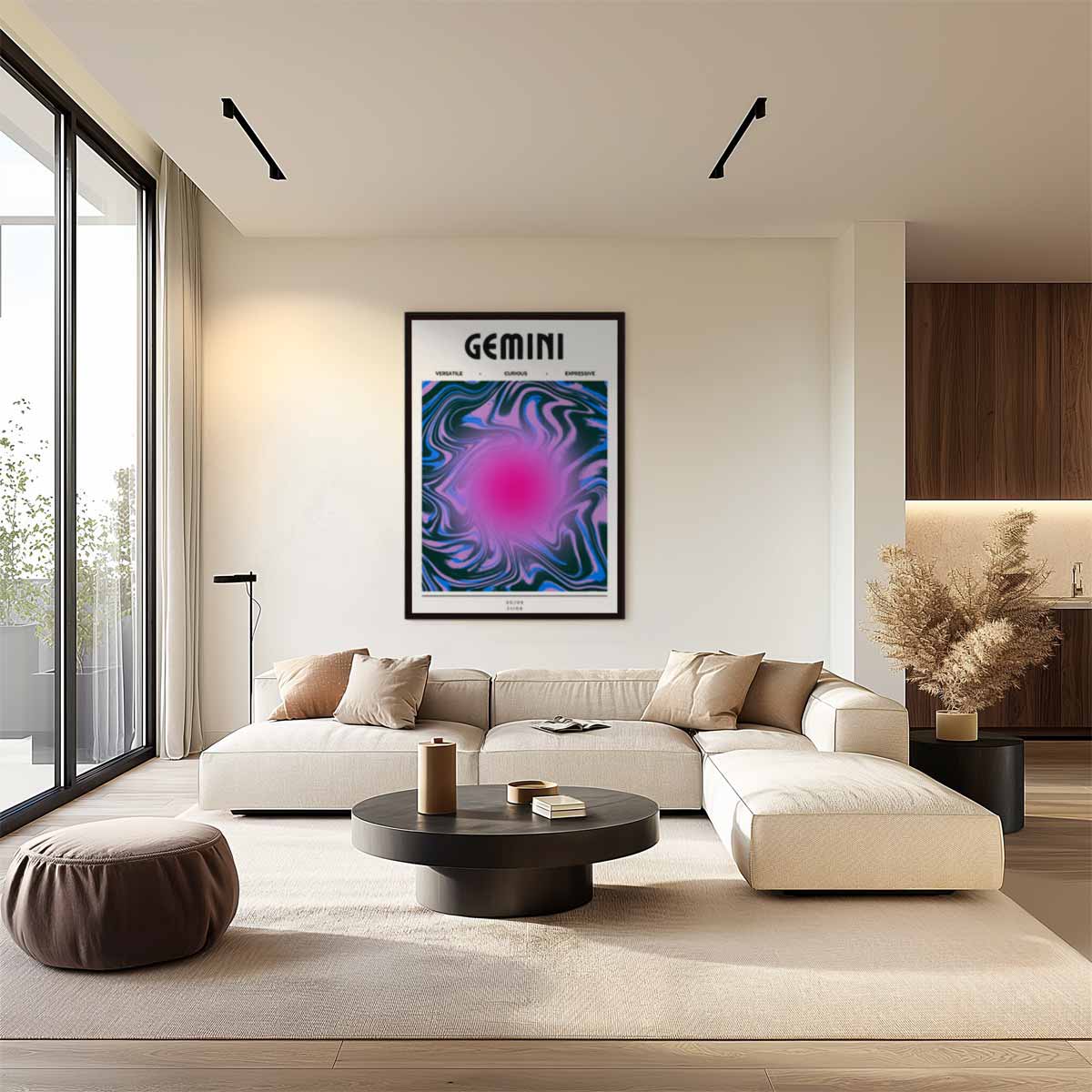 Abstract kunstwerk Kunstwerk-canvas-dibond-plexiglas-wanddecoratie-WallArtistic