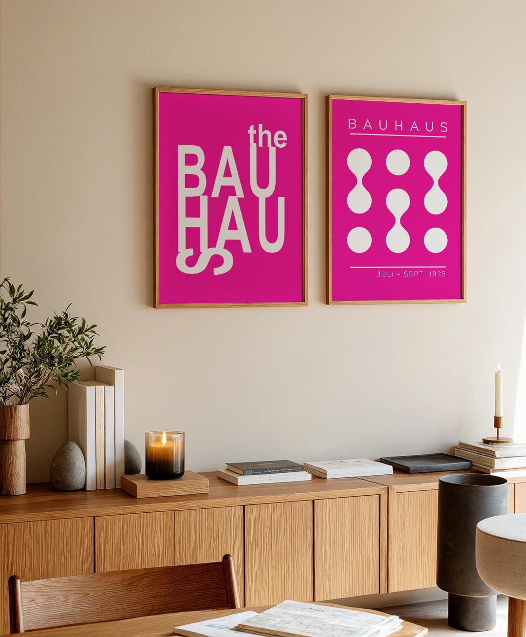 Typografisch spel Posterset