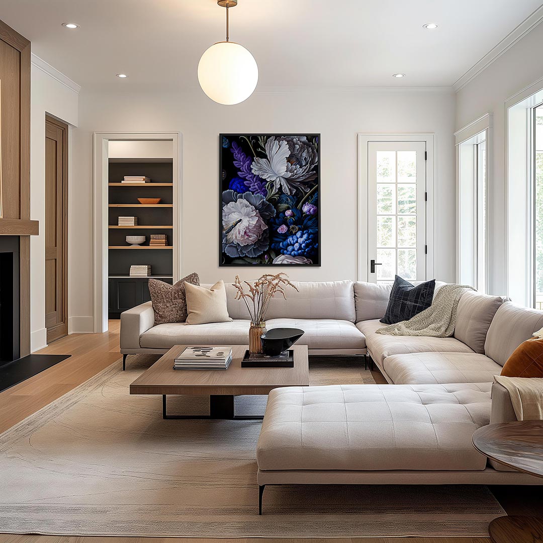 Bloemrijke fantasie Kunstwerk