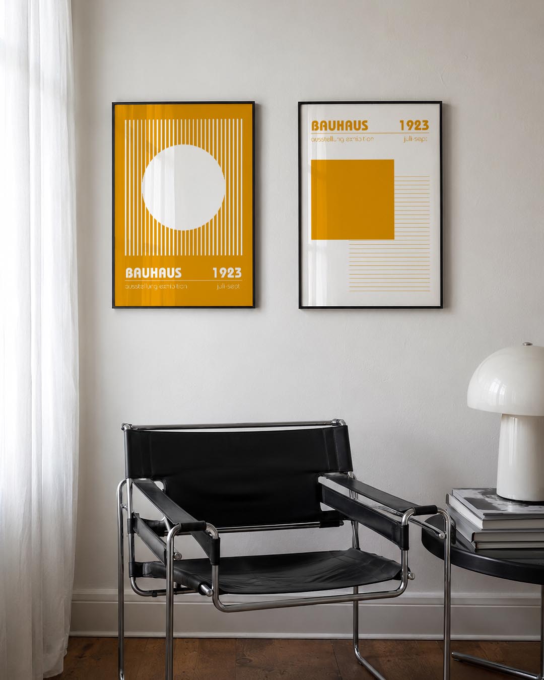 Lijnen en cirkel Posterset