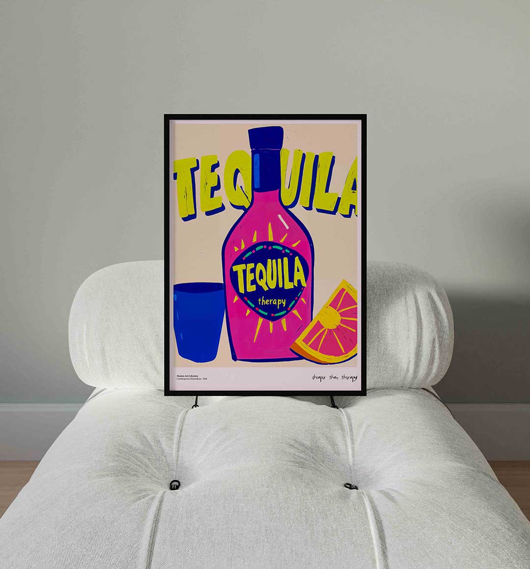 Tequila fles Poster