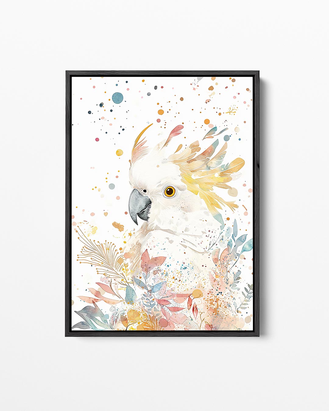 Vrolijke vogel illustratie Kunstwerk