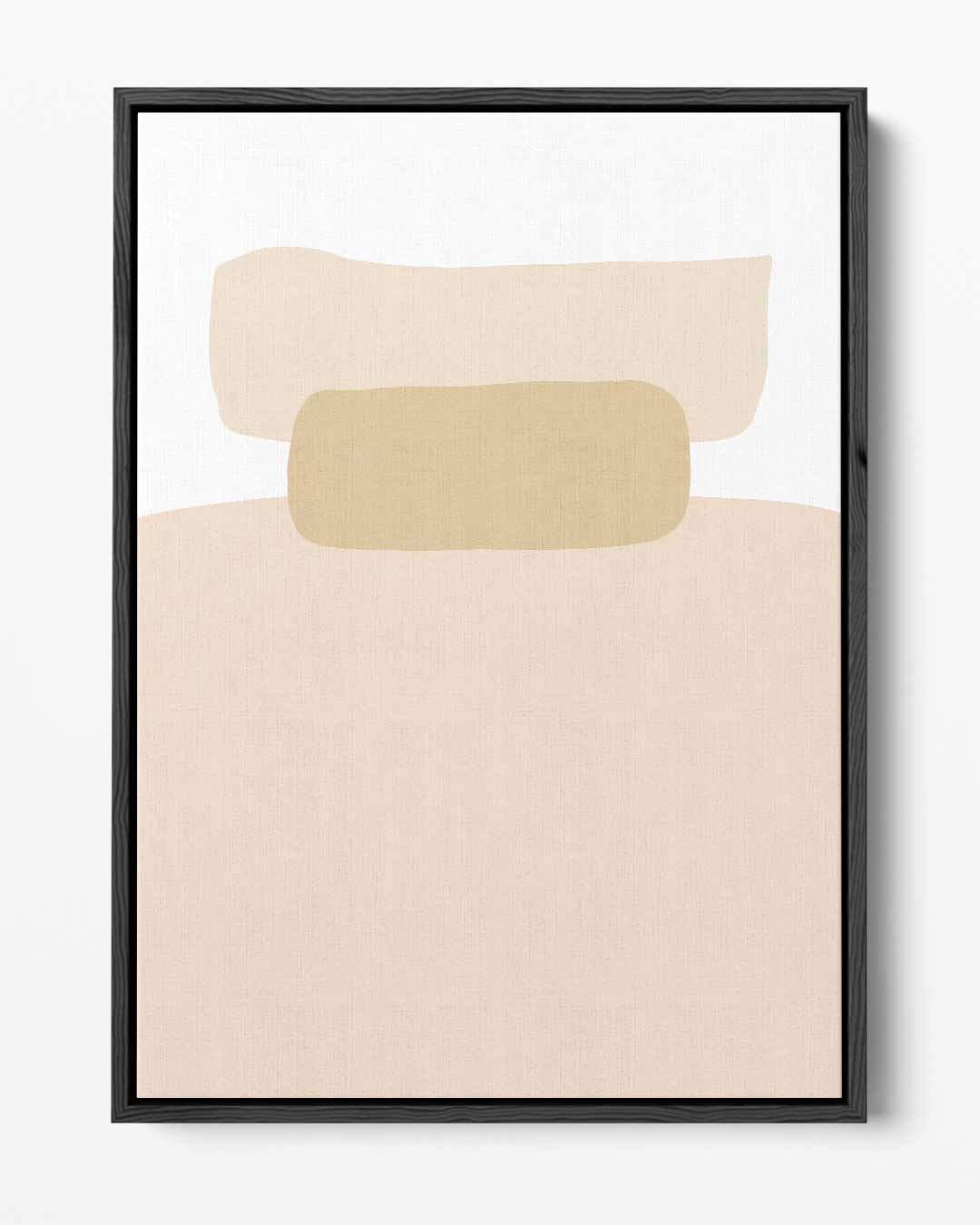 Zacht Neutraal Abstract Kunstwerk-canvas-dibond-plexiglas-wanddecoratie-WallArtistic