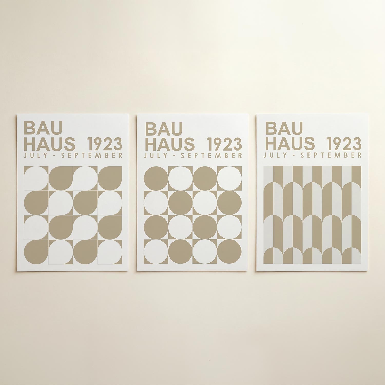 Vormen en vlakken Posterset