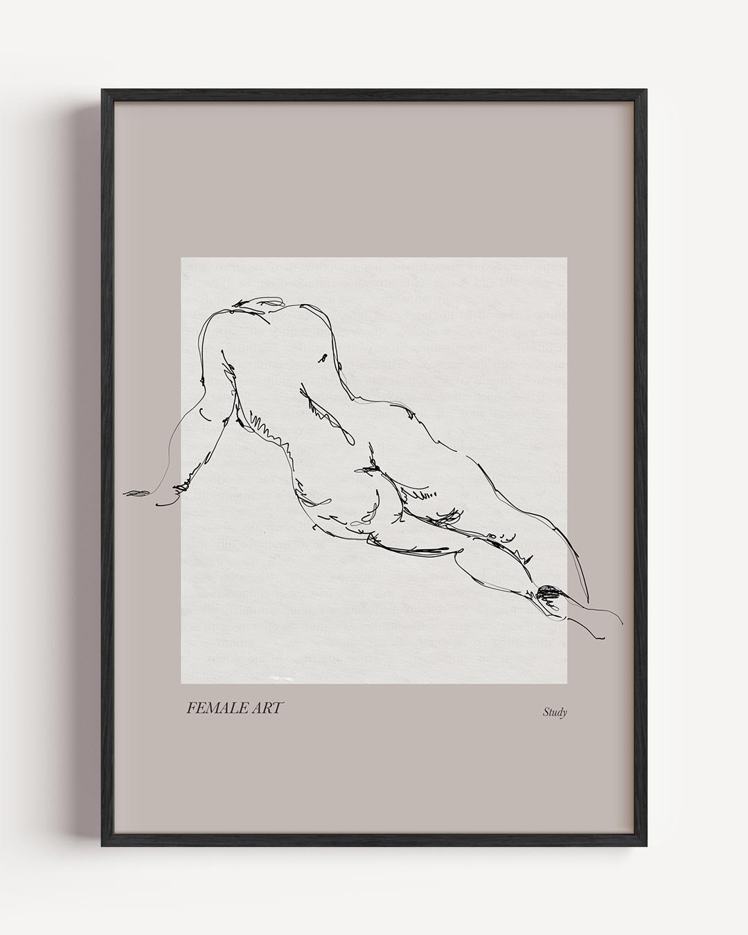 Minimalistische Kracht Poster-WallArtistic