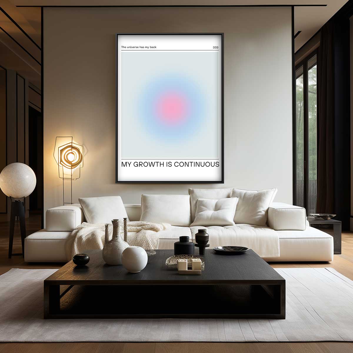 Groeiend Heelal Kunstwerk Kunstwerk-canvas-dibond-plexiglas-wanddecoratie-WallArtistic