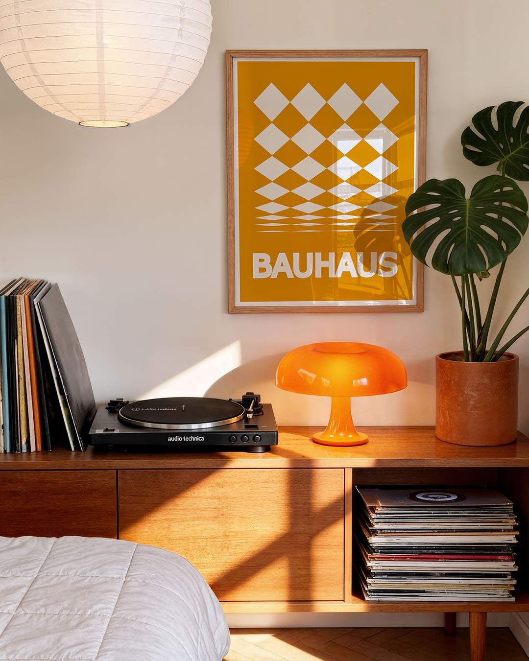 Ruitpatroon en kleur Poster