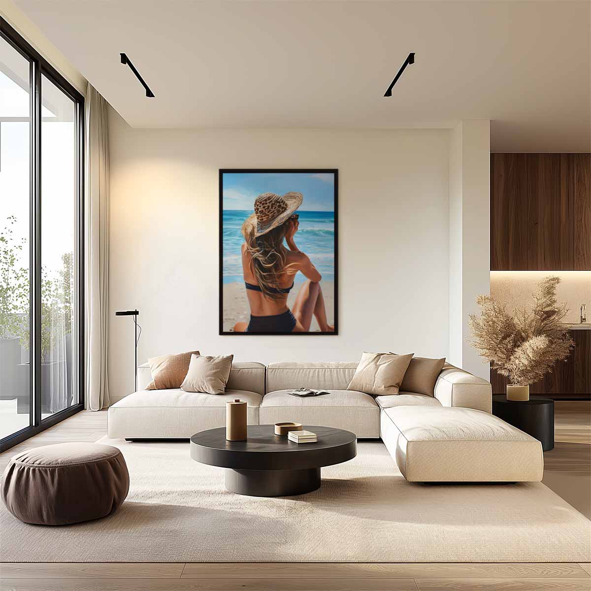 Zomerdromen aan Zee Kunstwerk-canvas-dibond-plexiglas-wanddecoratie-WallArtistic